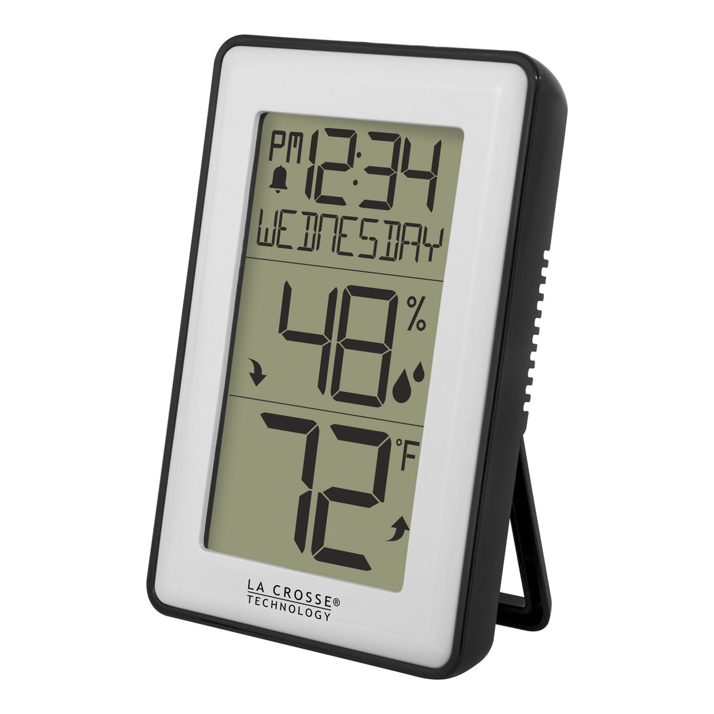 La Crosse 104-288BL-TBP Blue Analog Thermometer and Humidity Gauge