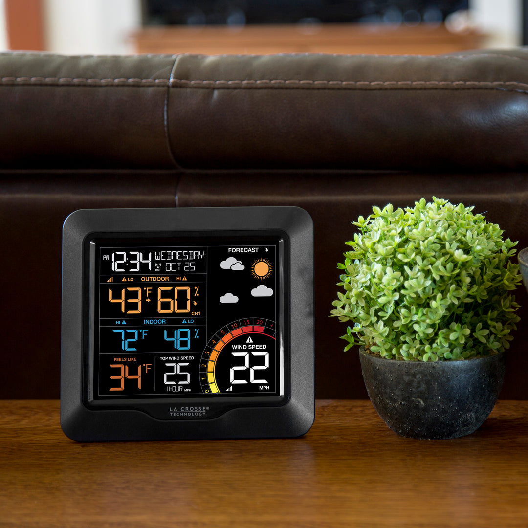 327-1417V2 Color Wind Speed Weather Station – La Crosse