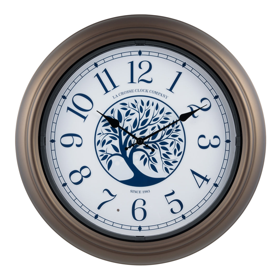 403-3246BR 18-inch Indoor/Outdoor Lighted Dial Clock 403-3246BR 18-inch Indoor/Outdoor Lighted Dial Clock