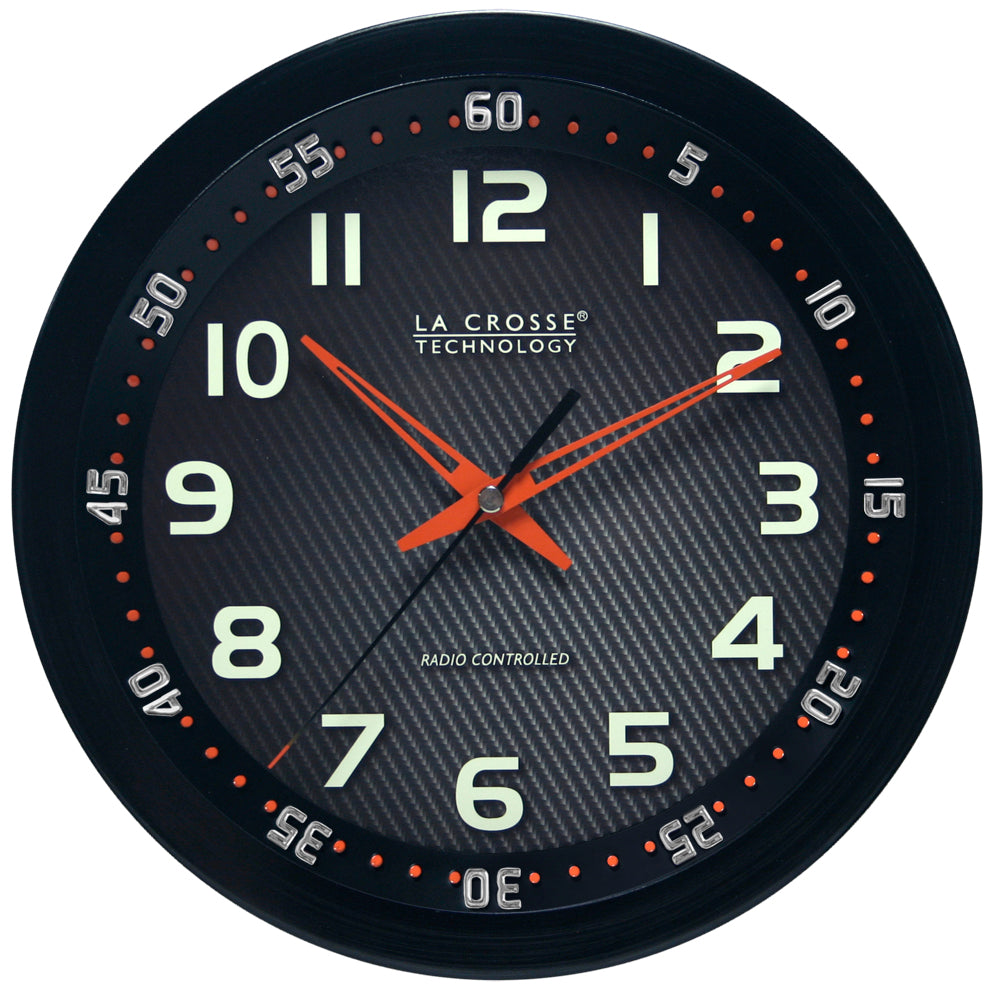 404-1210 10 Inch Atomic Wall Clock – La Crosse Technology 404-1210 10 Inch Atomic Wall Clock – La Crosse Technology