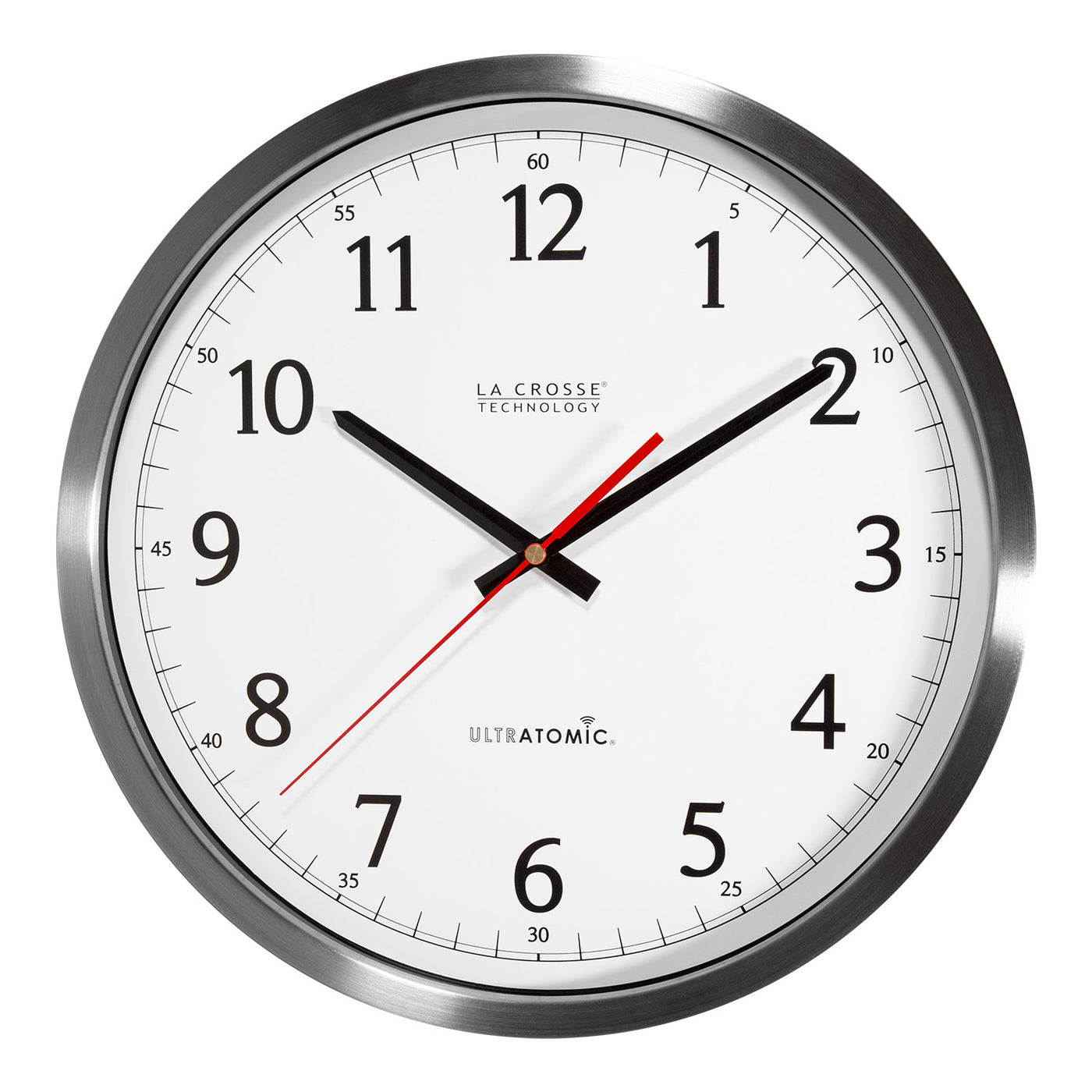 404-1235UA-SS 14-inch UltrAtomic - Analog Wall Clock 404-1235UA-SS 14-inch UltrAtomic - Analog Wall Clock