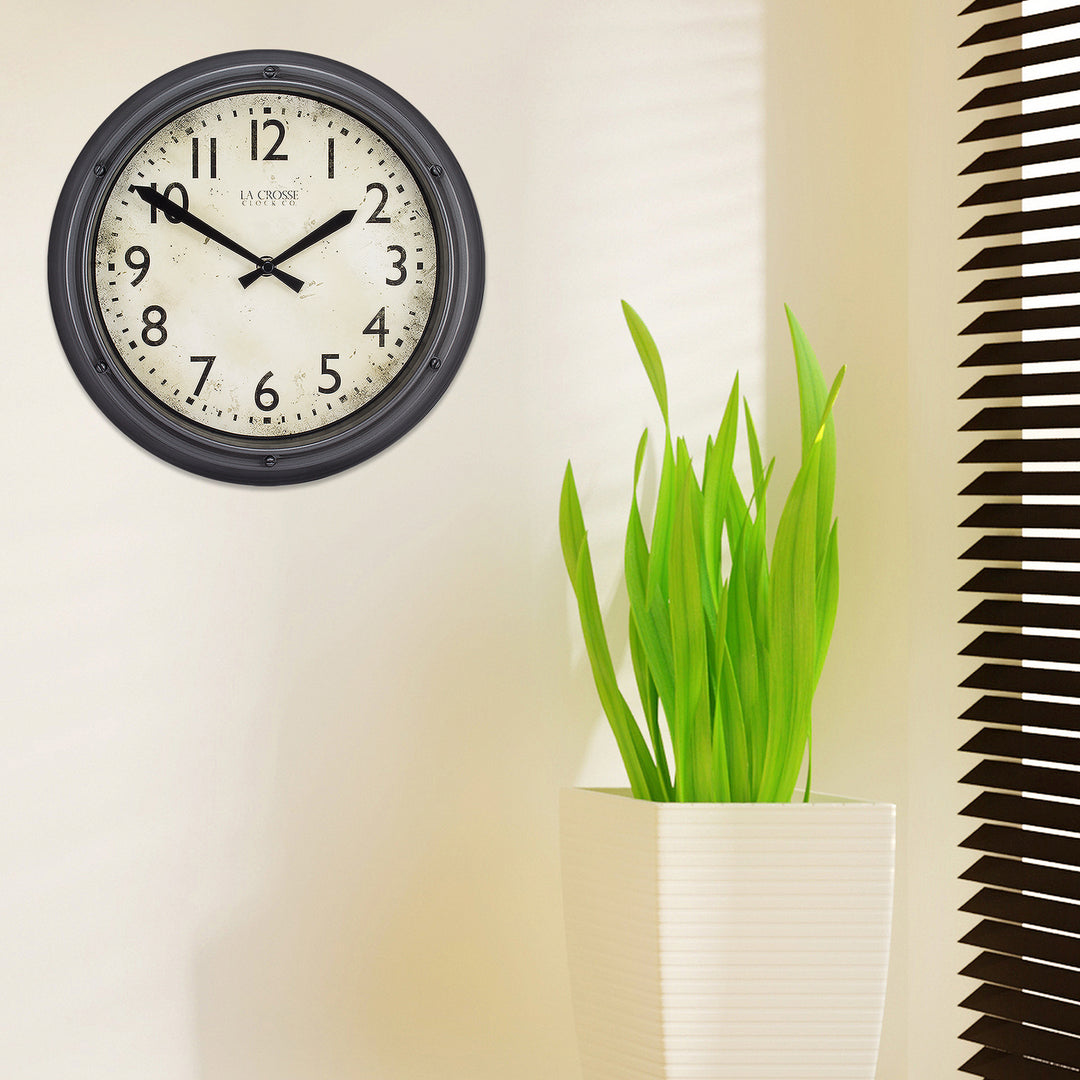 404-2630 12 inch Evelyn Wall Clock