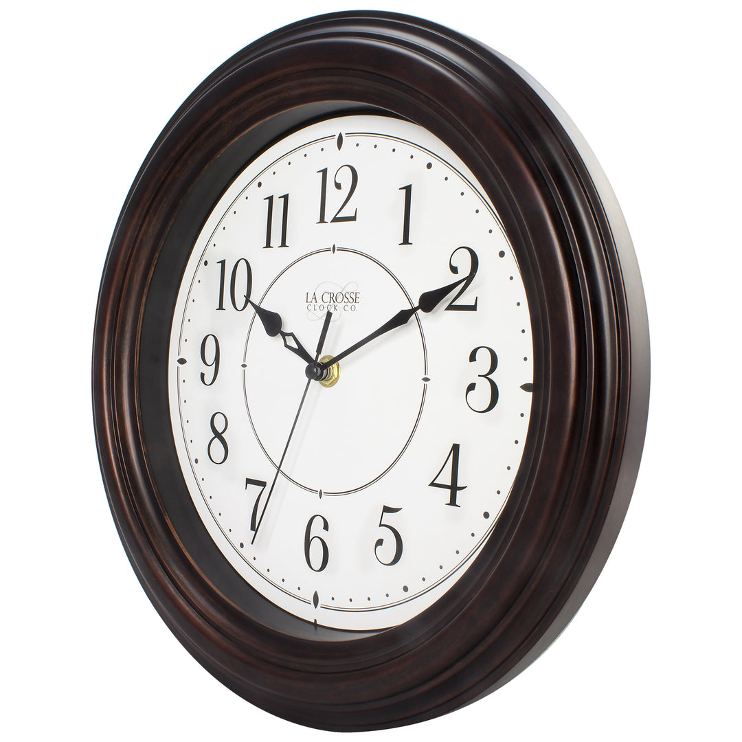 404-2630W 12-inch Evelyn Wall Clock