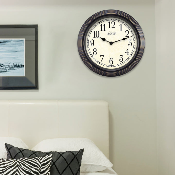 404-2638 15 inch Plastic Wall Clock