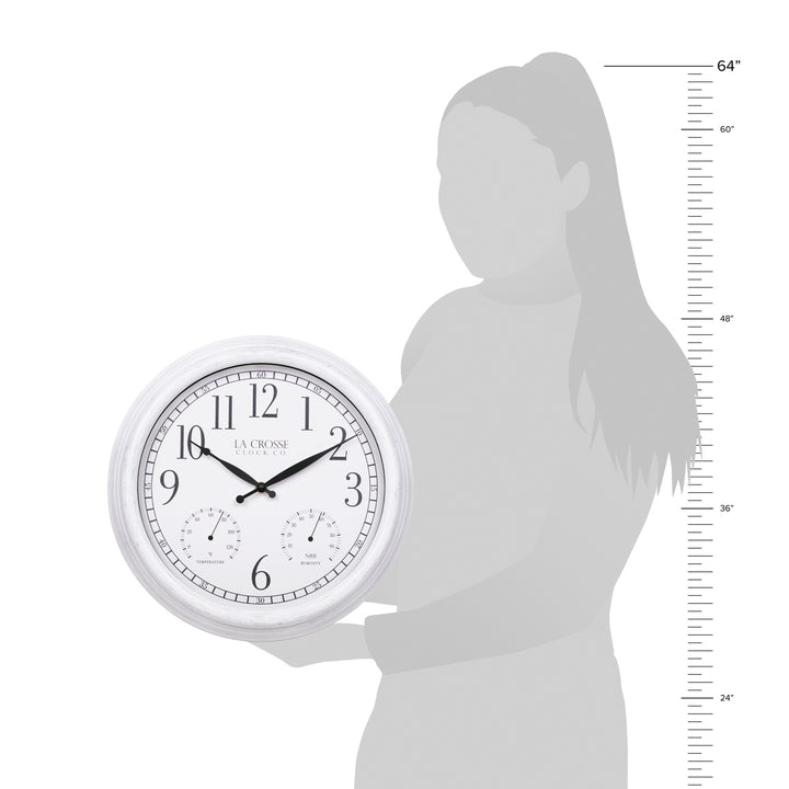 404-3015CC 15-inch Indoor/Outdoor Payton Wall Clock