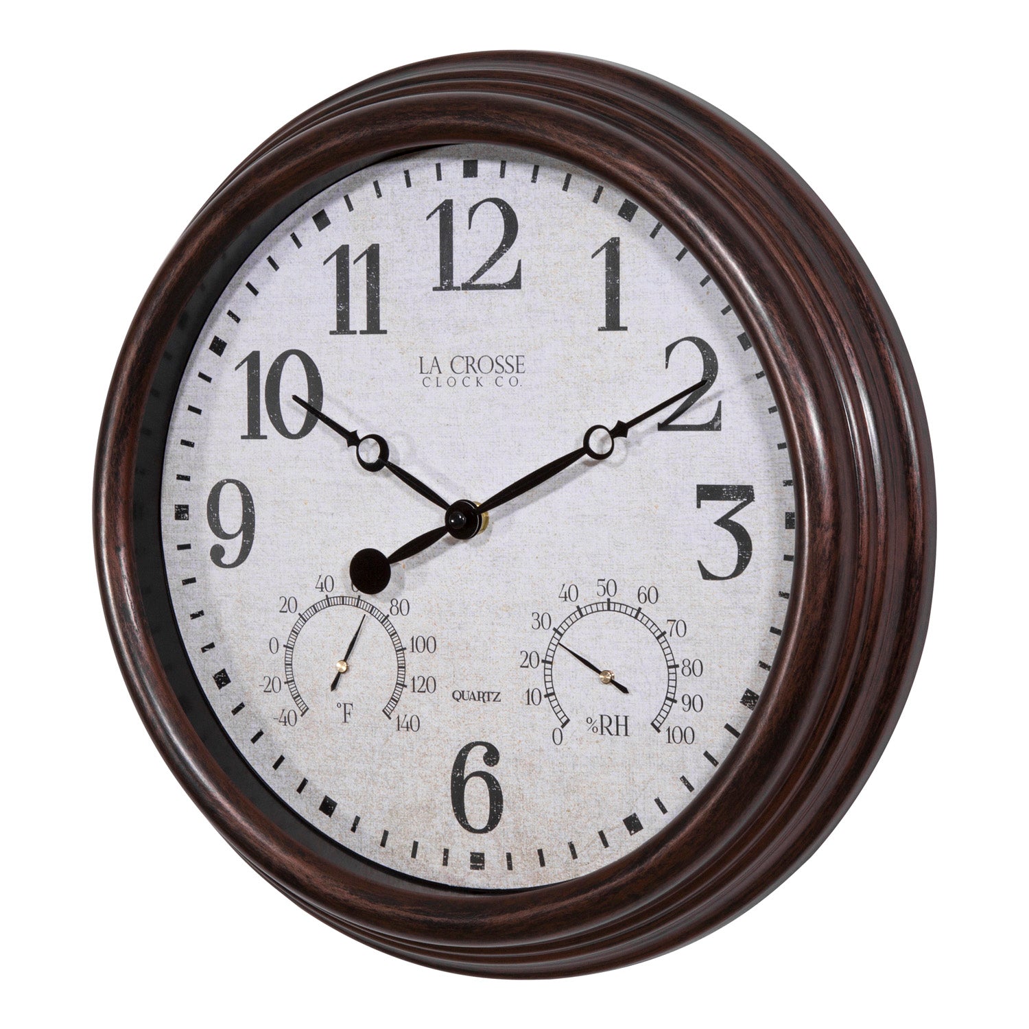 404-3015 15-inch Indoor/Outdoor Wall Clock