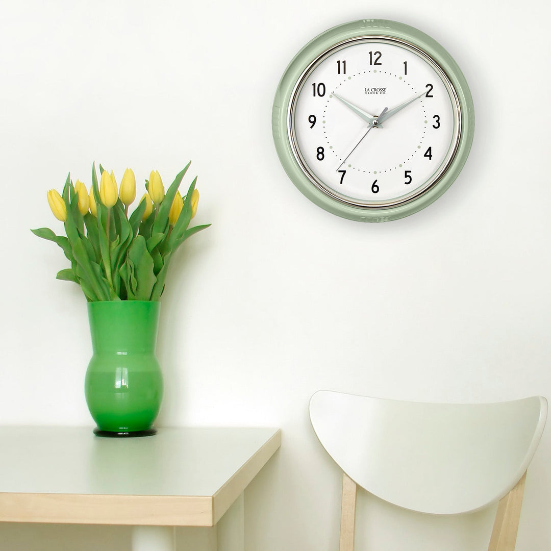 404-3024PH 9.5-Inch Diner Wall Clock