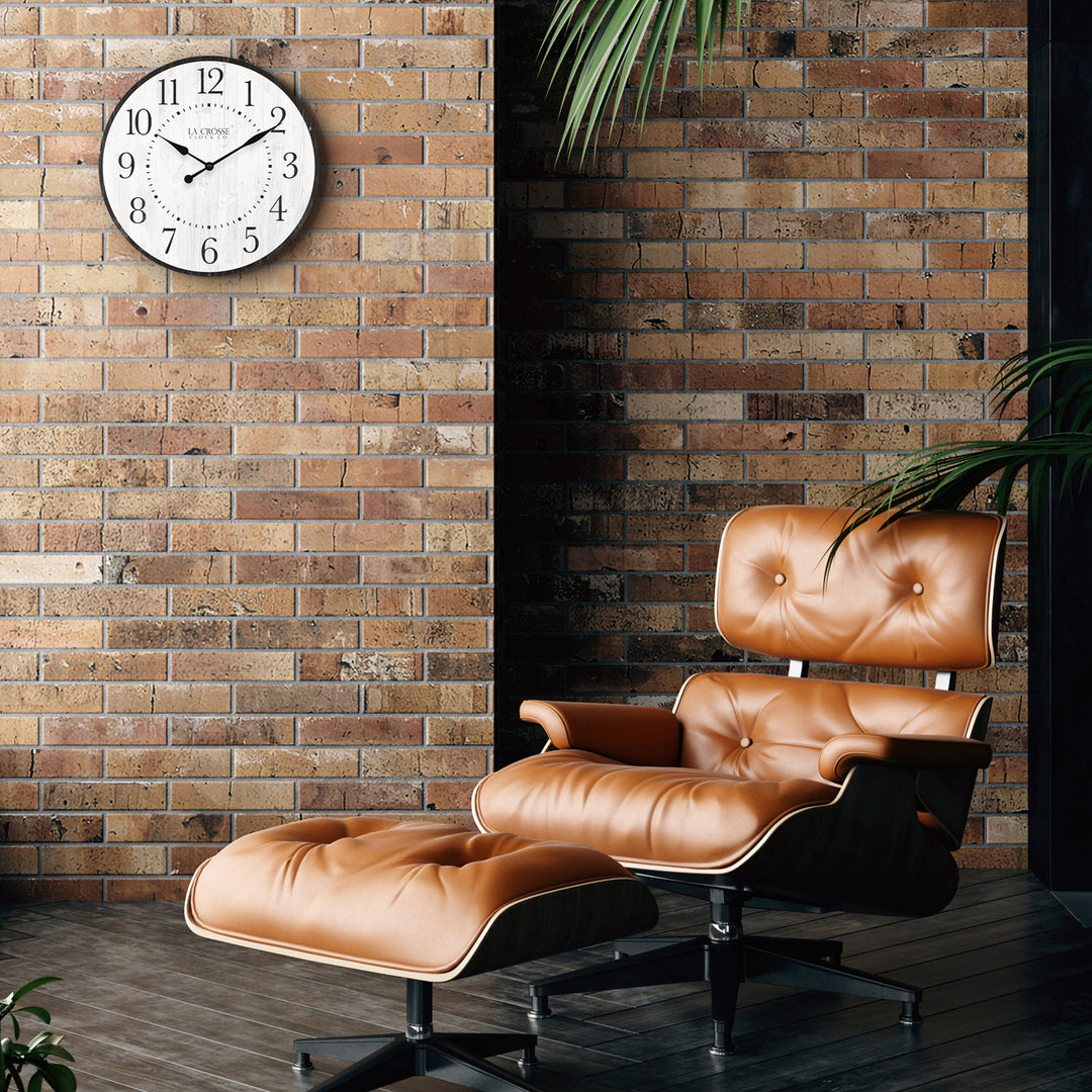 404-3041B 15.75-inch Layton Wall Clock