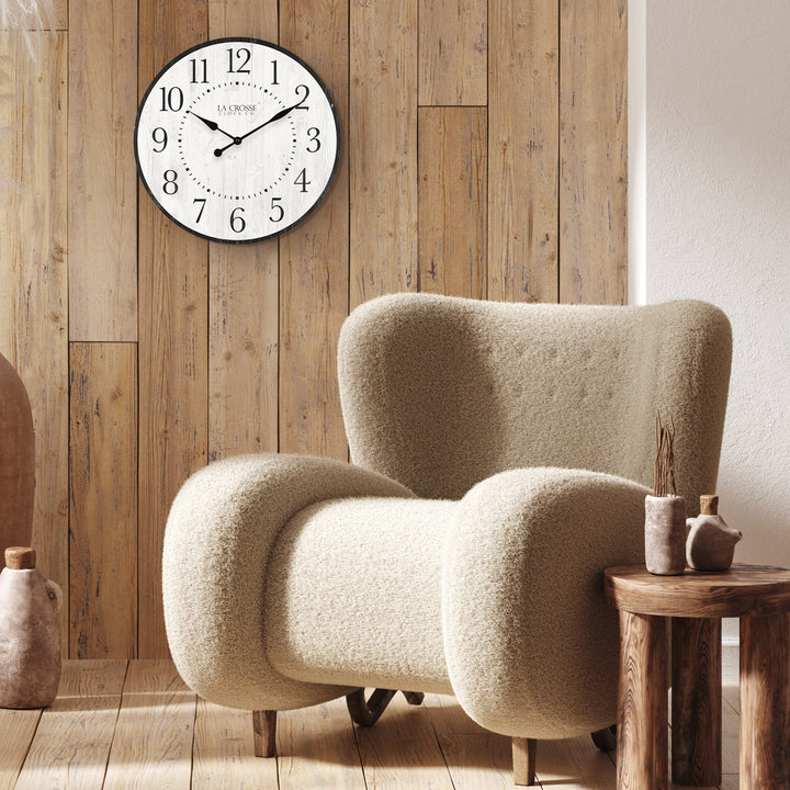 404-3041B 15.75-inch Layton Wall Clock