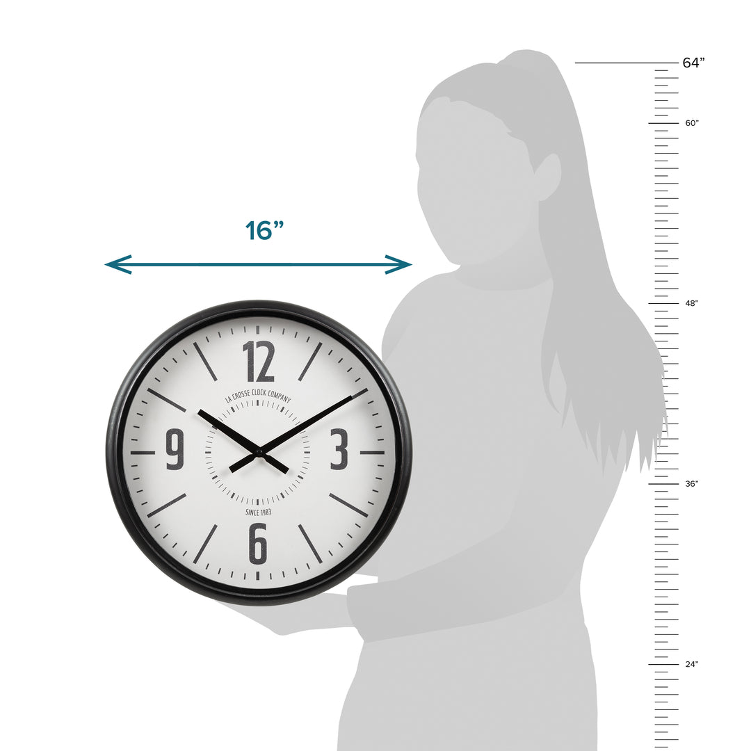 404-3041C 16-inch Sullivan Wall Clock