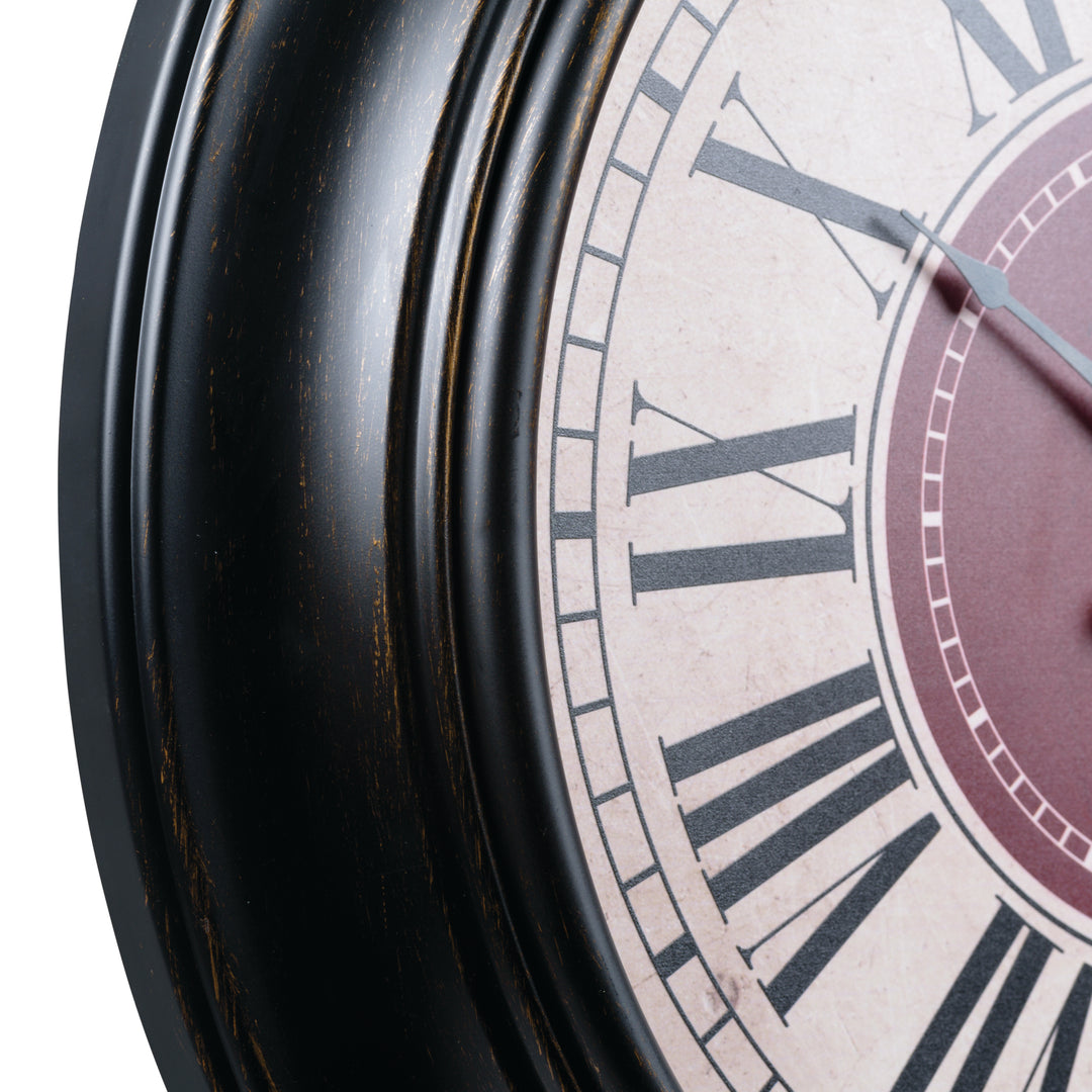 80s ポストモダン　Flixible leg clock　黒　スペースエイジ 404-2658 23-inch Maxwell Wall Clock