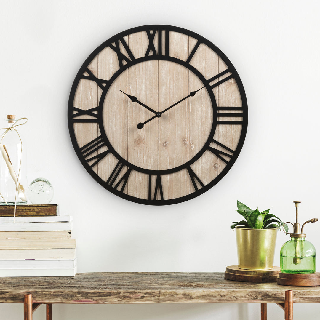 404-3450A 19.7-inch Harper Wall Clock
