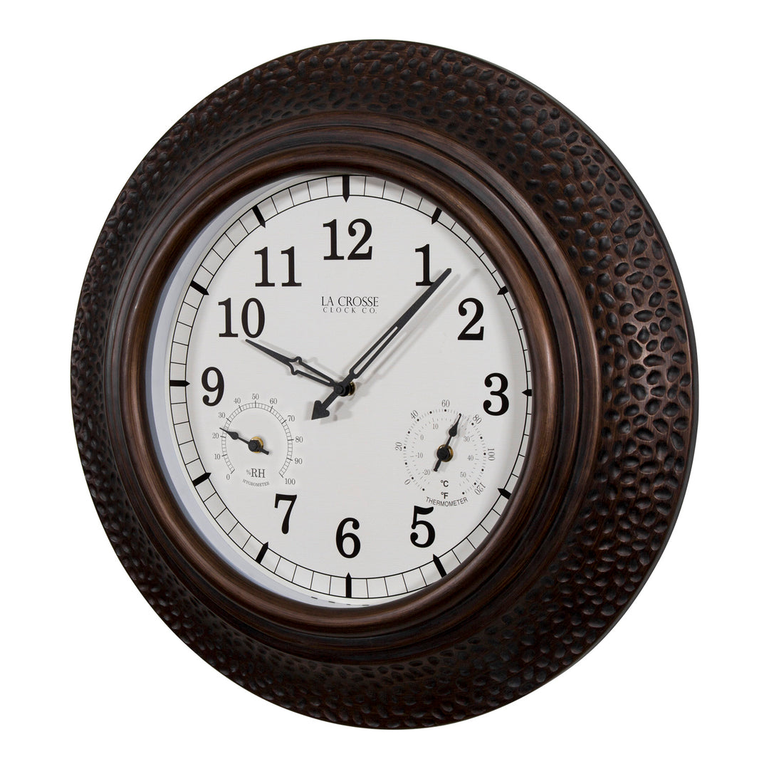 404-3556 22-inch Indoor/Outdoor Marcella Wall Clock