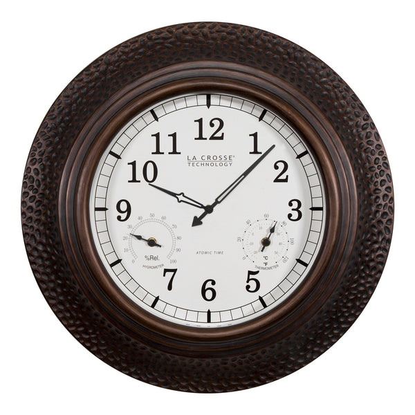 22 inch Atomic Indoor/Outdoor Wall Clock