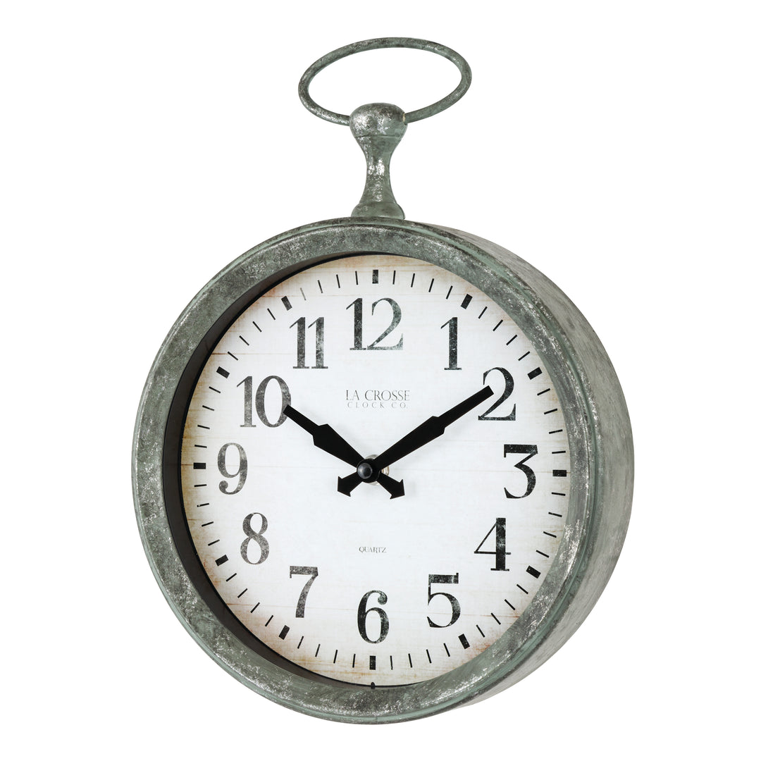 404-3828 9-inch Pocket Watch Wall Clock