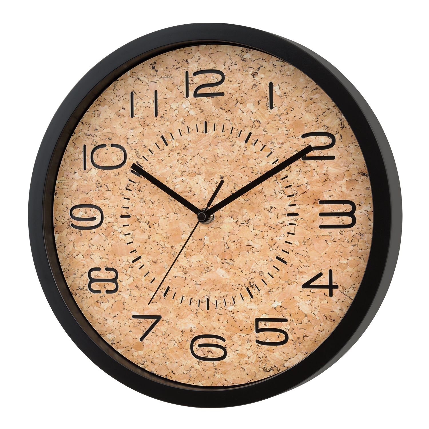 404-3832 12-inch Felix Cork Wall Clock