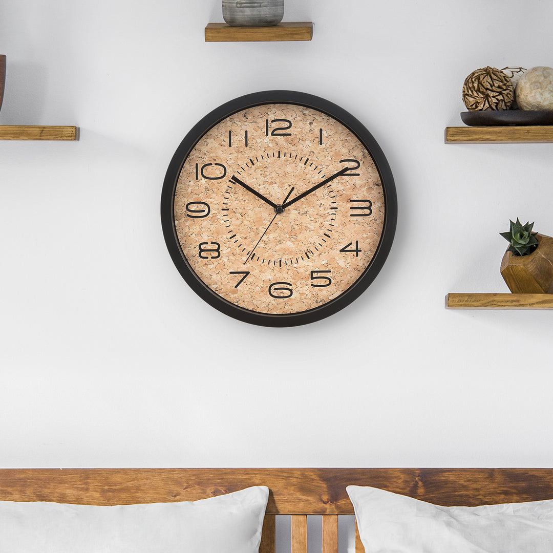 Decorative Metal Double Sided Wall Clock with Distressed