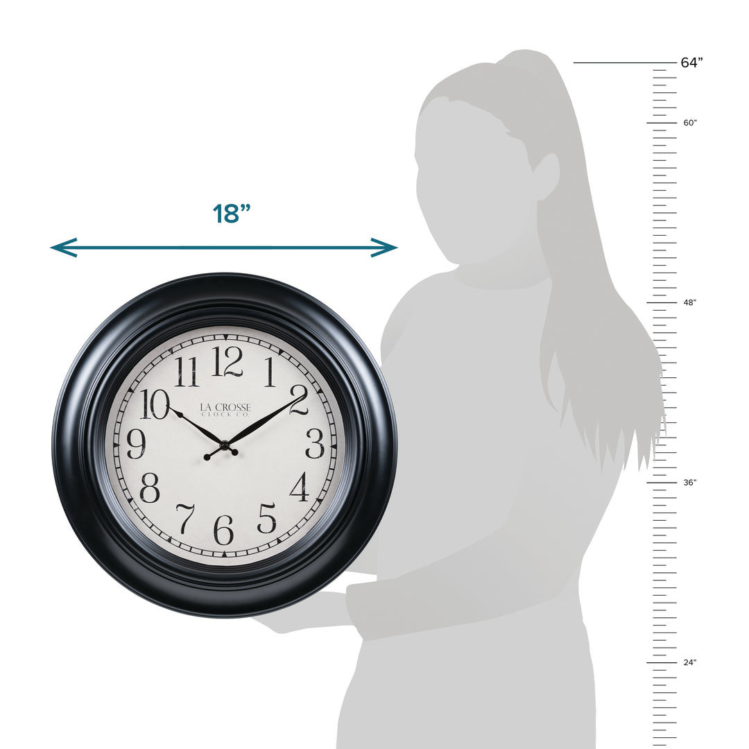 18-inch Rhodes Wall Clock