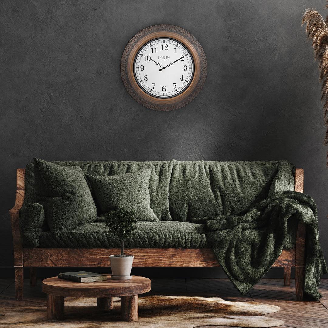 433-3256B 21-inch Marcella Wall Clock