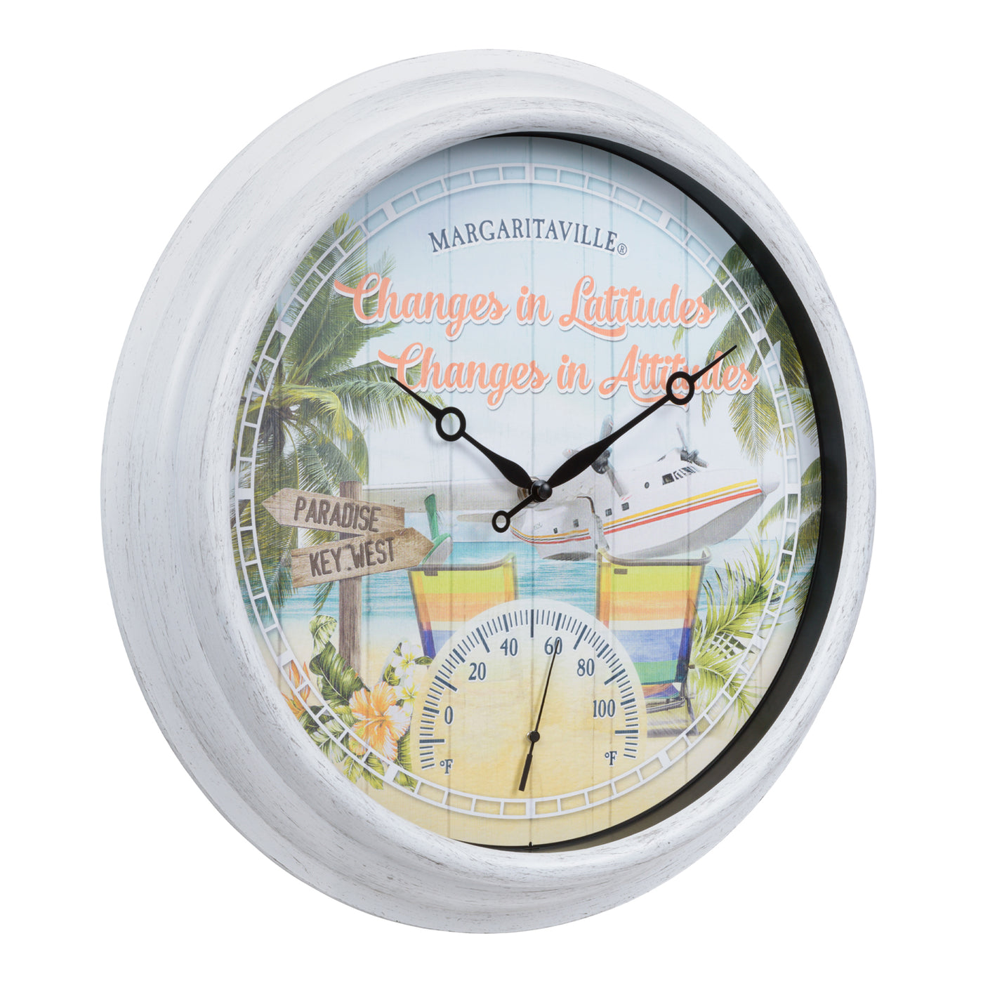 Margaritaville Margaritaville Wall Indoor/Outdoor Analog Thermometer