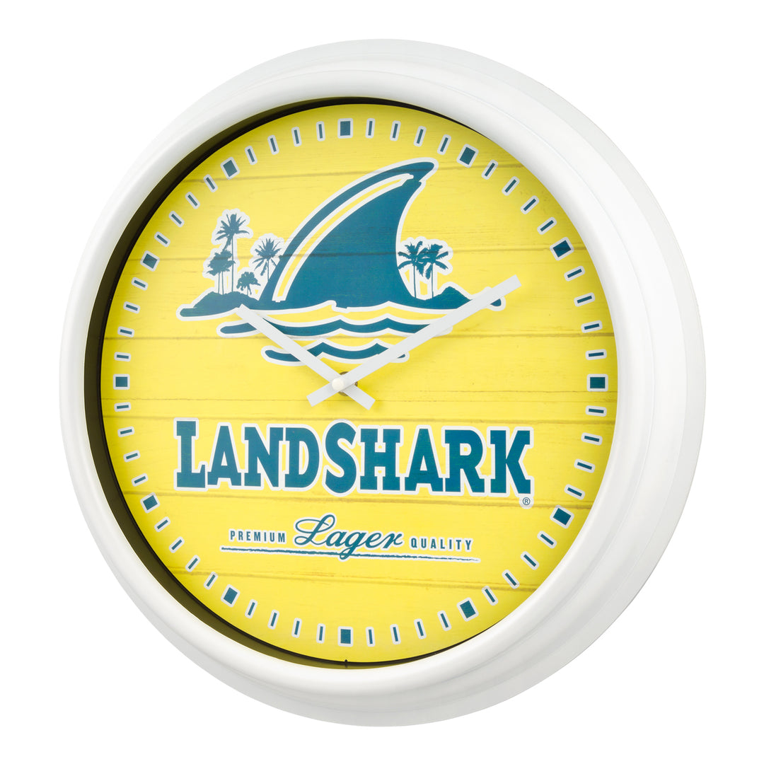 433-3841LS 15.75-inch Landshark In/Outdoor Wall Clock