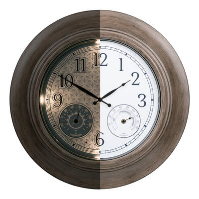 435-3239 15.5-inch Lighted Dial Clock with Temp and Humidity