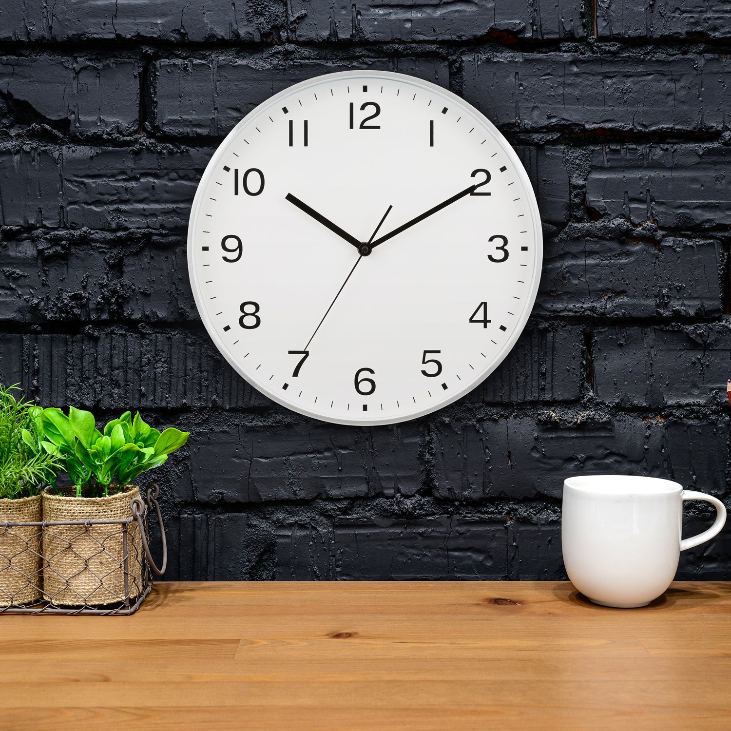 Brushed Wall Clock | 13″ Classic Wall Clocks | La Crosse Technology