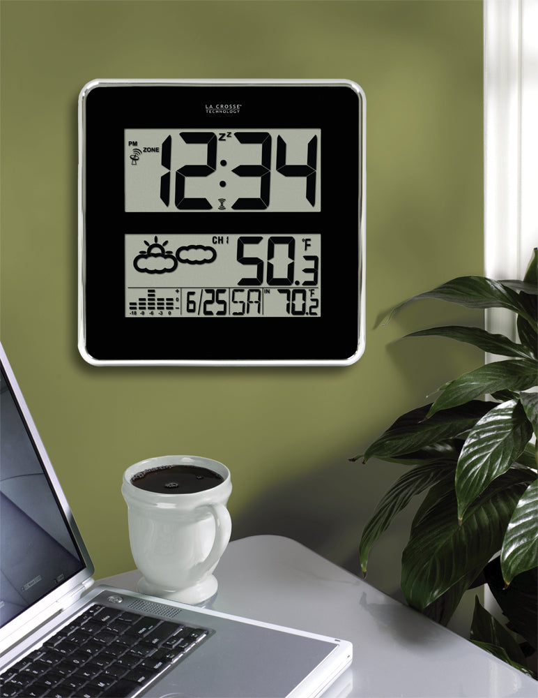 512B-811 Large Digit Atomic Clock with OUT Temperature and 512B-811 Large Digit Atomic Clock with OUT Temperature and