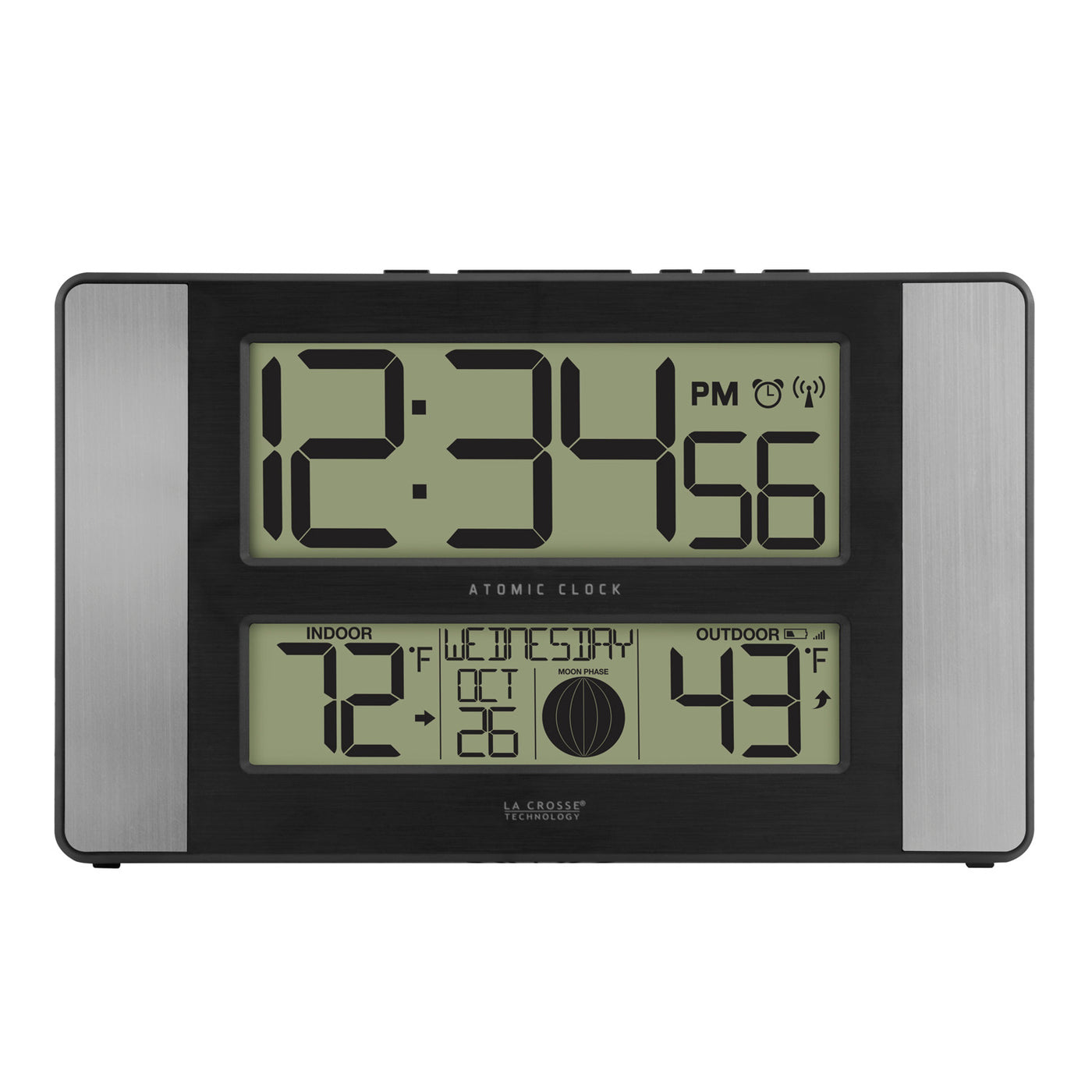 513-1417V6 Atomic Digital Wall Clock