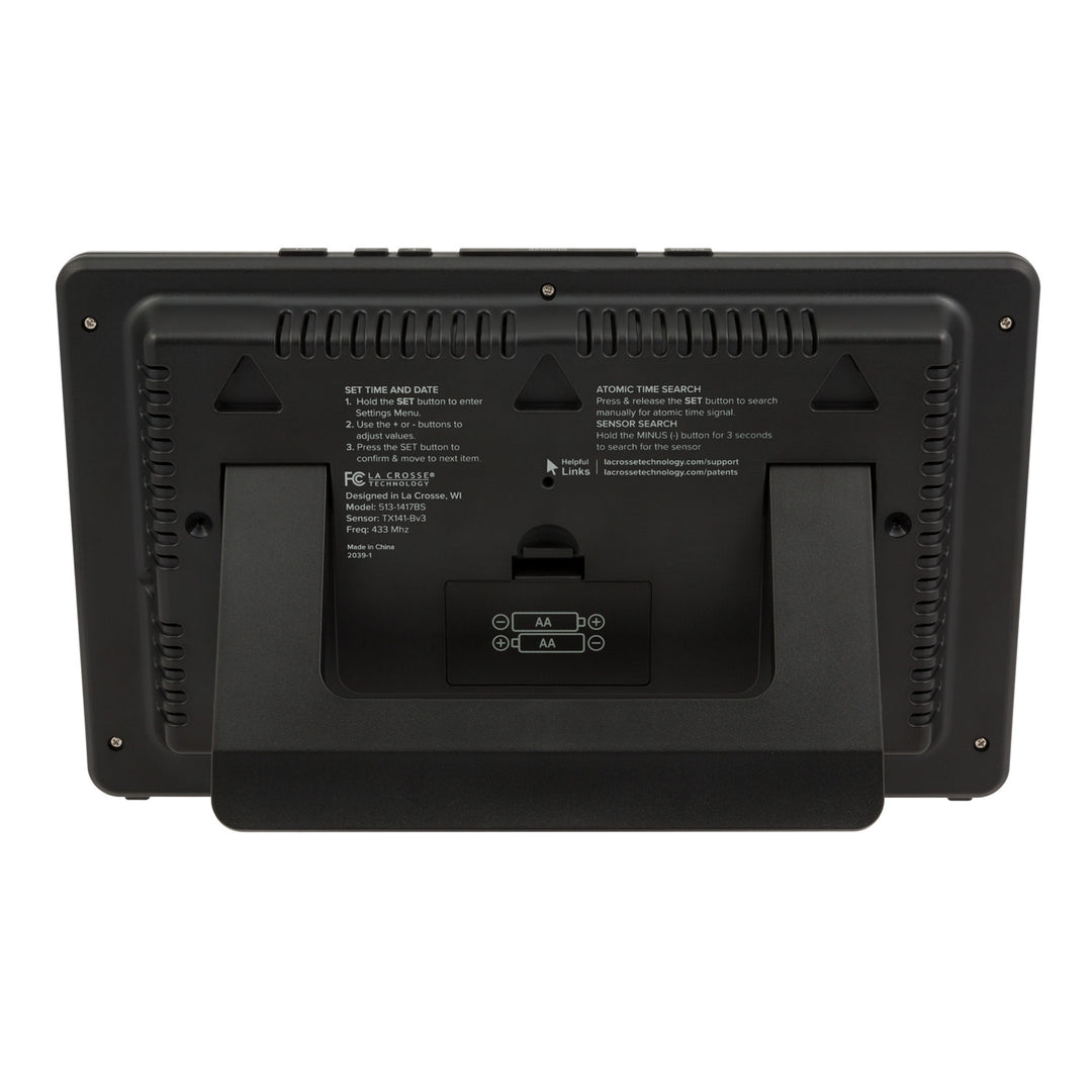 513-1417BS Atomic Digital Wall Clock