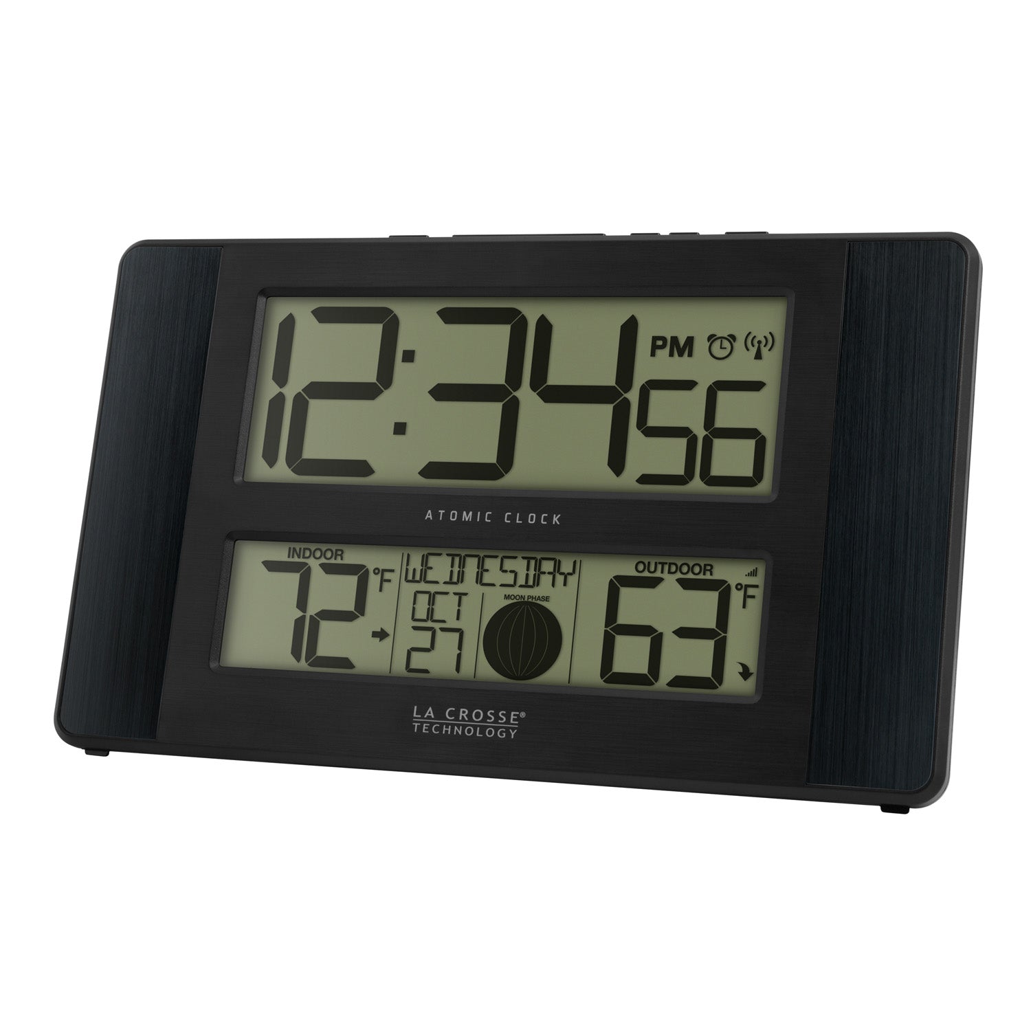 513-1417BS Atomic Digital Wall Clock