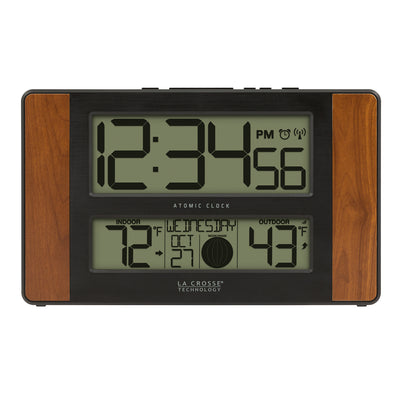 513-1417ALV4 Atomic Digital Wall Clock