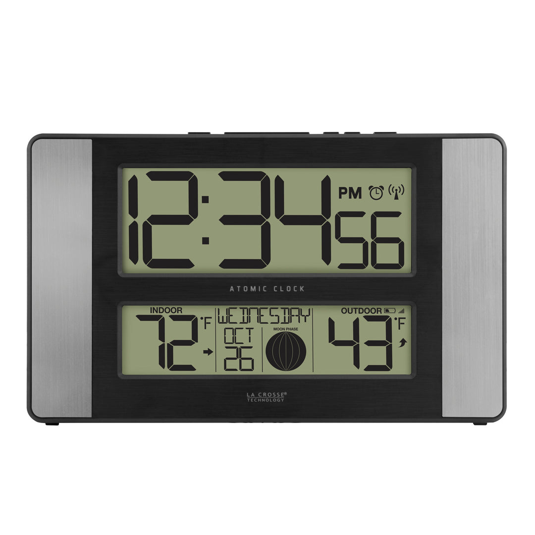 513-1417ALV4 Atomic Digital Wall Clock