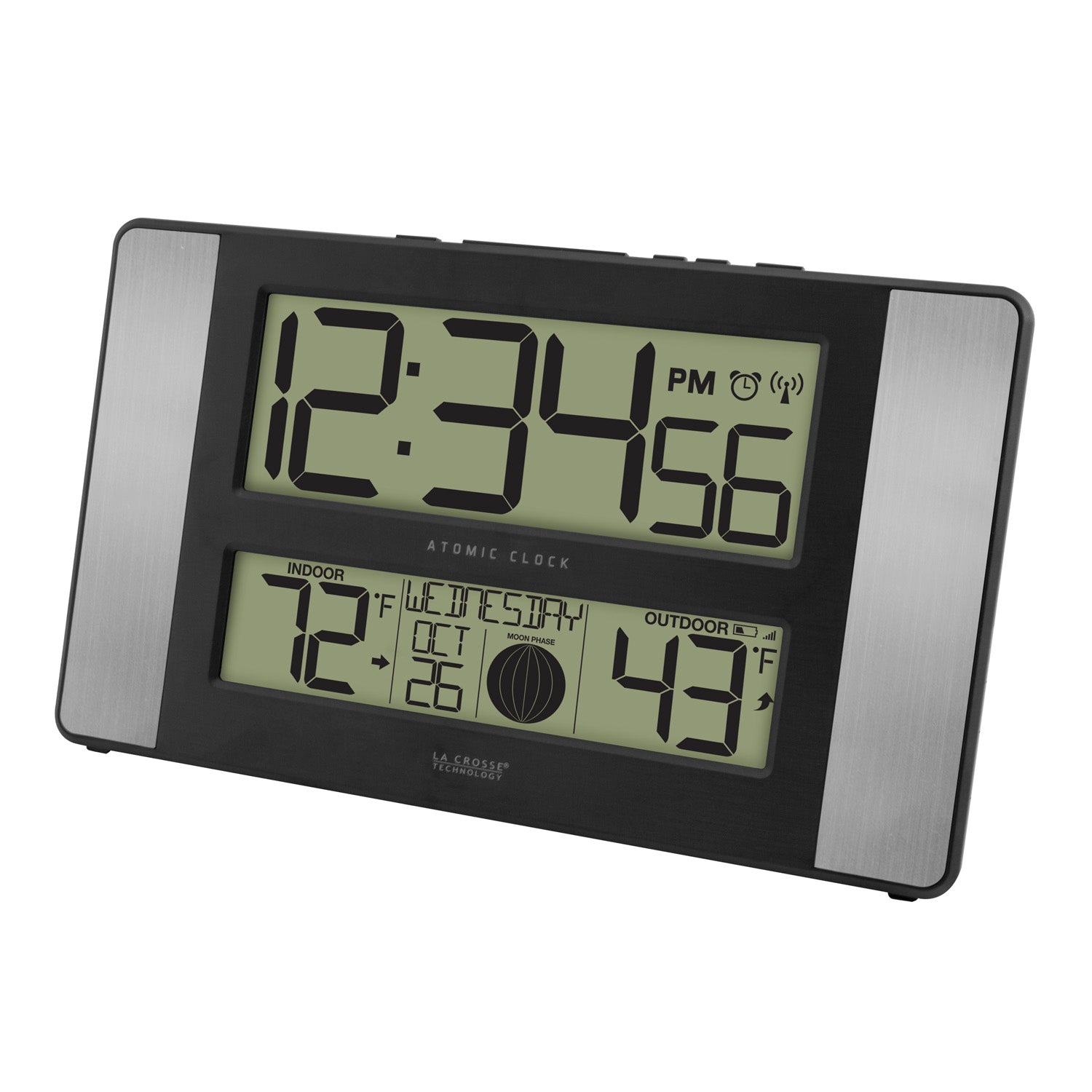 513-1417ALV4 Atomic Digital Wall Clock