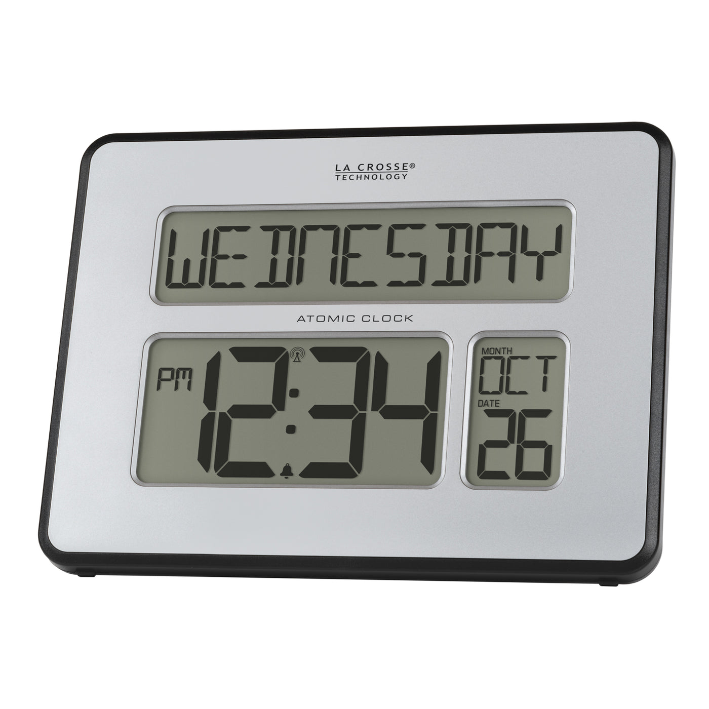 Buy La Crosse Atomic Digital Wall Clock with Indoor Temperature