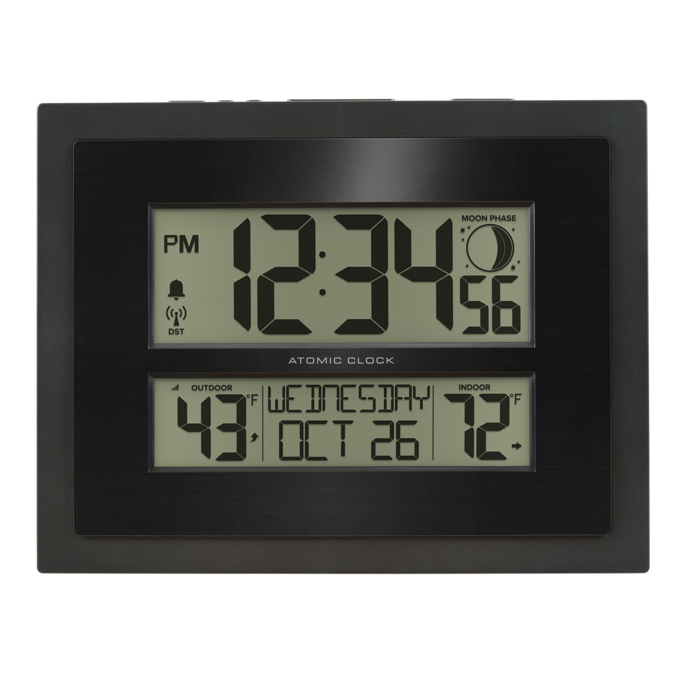 513 75624 Atomic Digital Wall Clock La Crosse Technology 513-75624-atomic-digital-wall-clock-la-crosse-technology