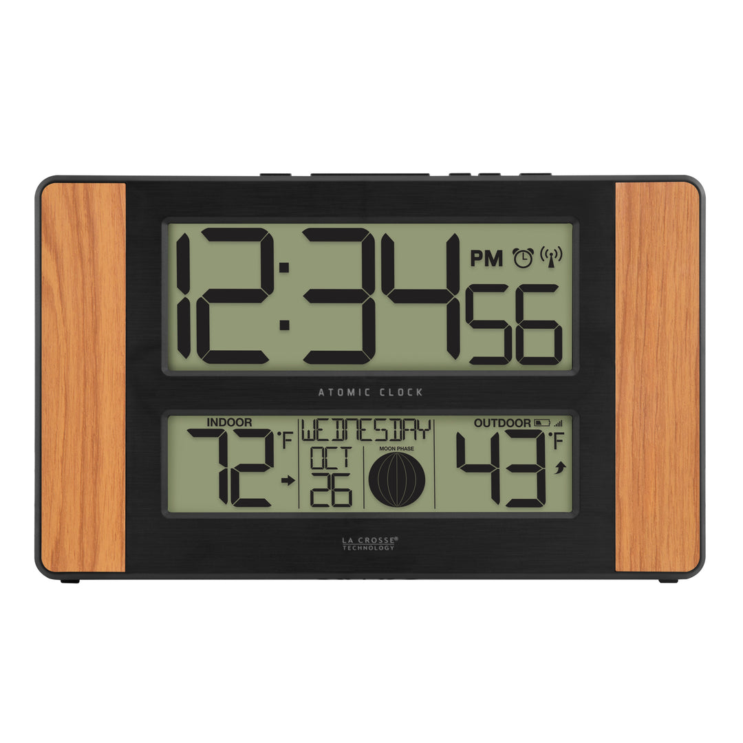 513-1417V6 Atomic Digital Wall Clock