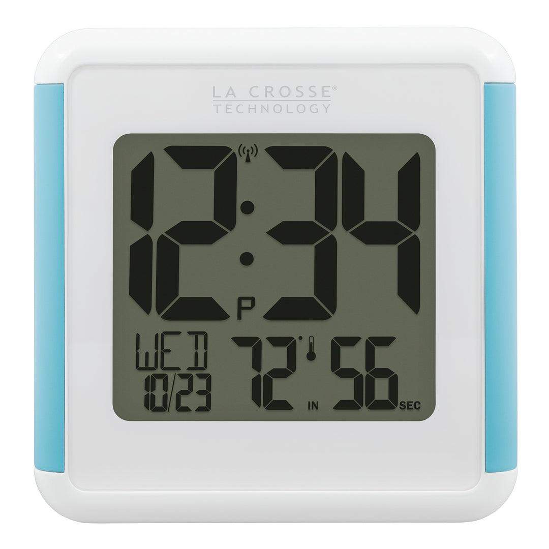 Bathroom Shower Clock, Bathroom Waterproof Shower Clock Waterproof Suction Bath Shower Clock Wall Window Mirror Bathroom Shower Clock[Blue] Shower Clocks