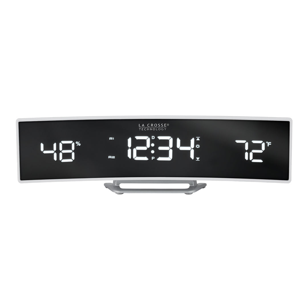 BBB81380 Curved LED Alarm with Mirrored Lens BBB81380 Curved LED Alarm with Mirrored Lens