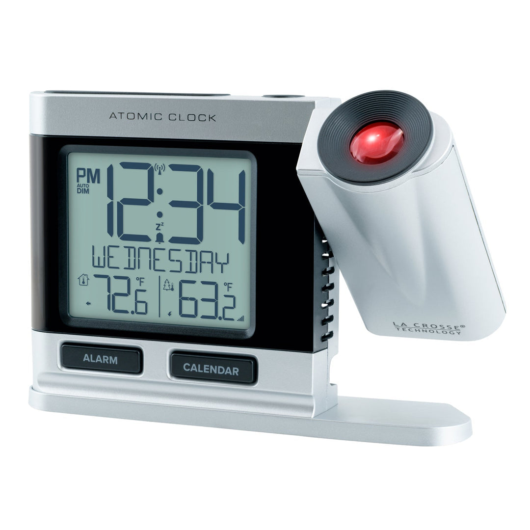 Atomic Projection Alarm Clock | Temp Display Digital Clock | La