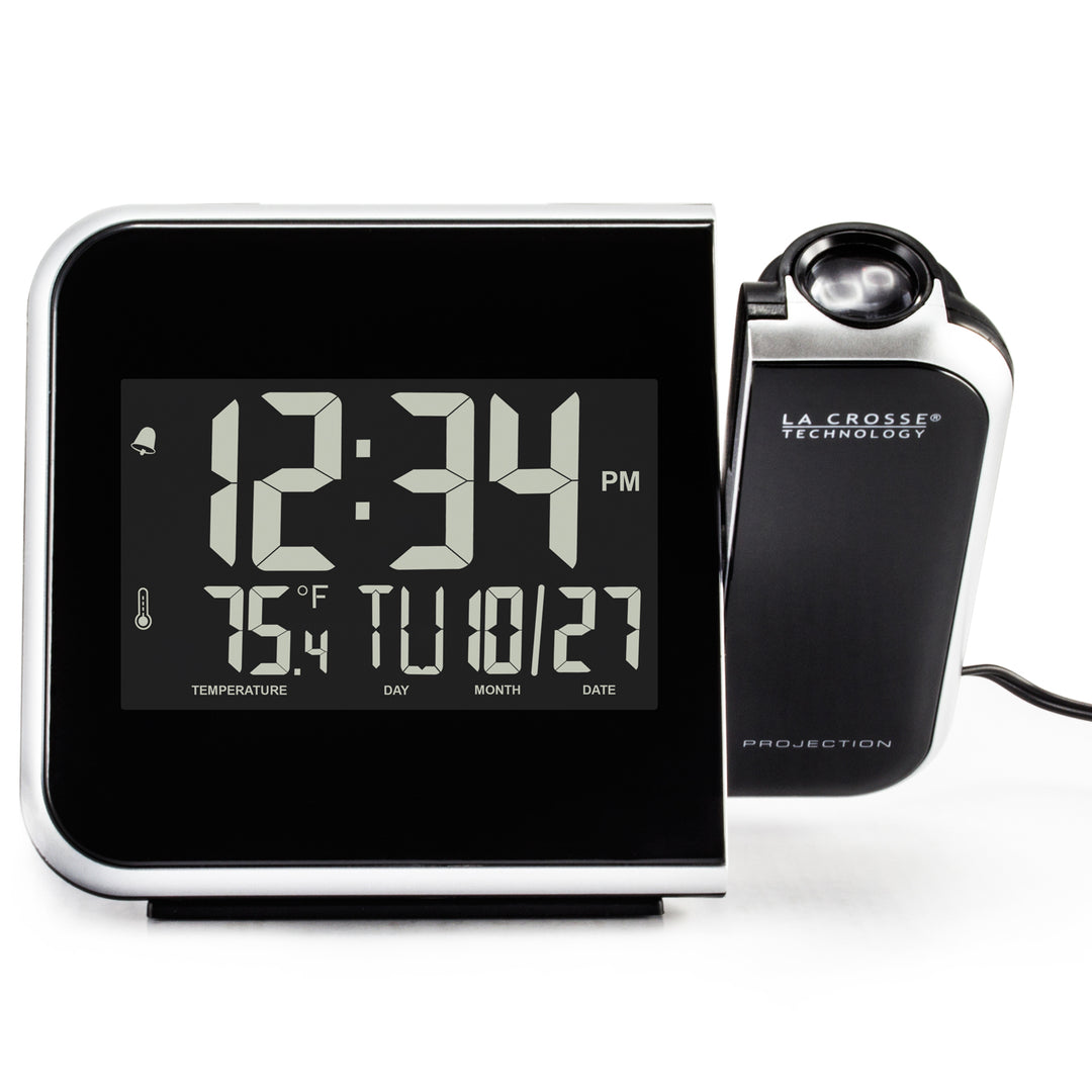 Projection Alarm Clock with Indoor Temperature