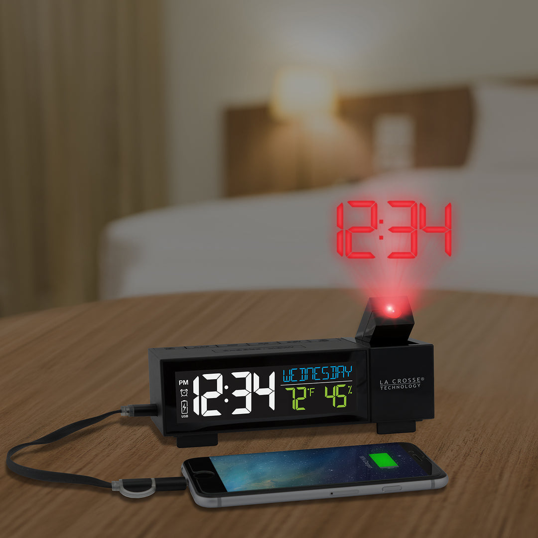 616-1950V2 Projection Alarm Clock