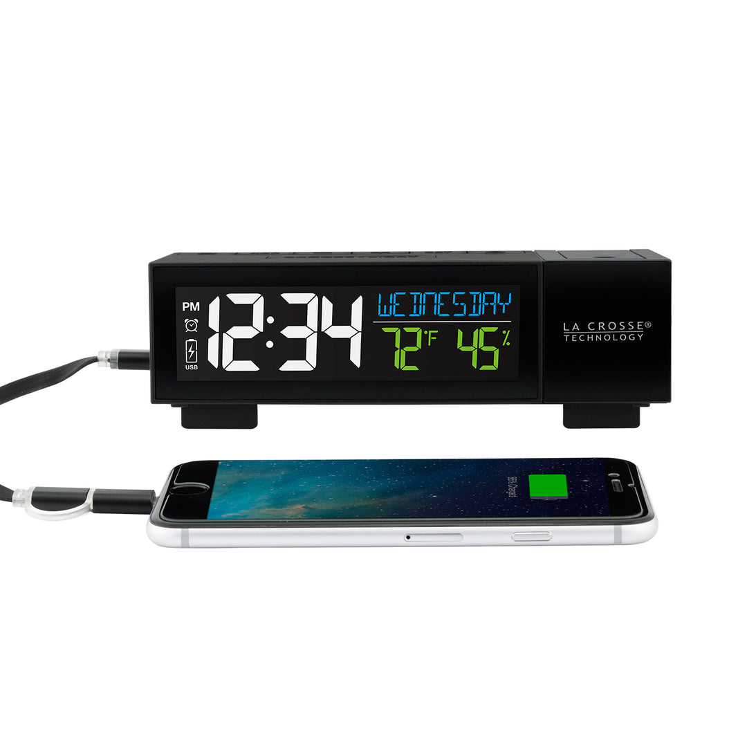 Atomic Alarm Clock With Ceiling Projection