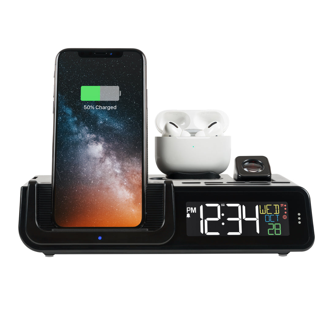 616A-30357 Wattz 2.0 Projection Alarm Clock