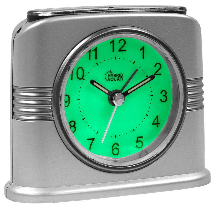 Solar Analog Alarm Clock