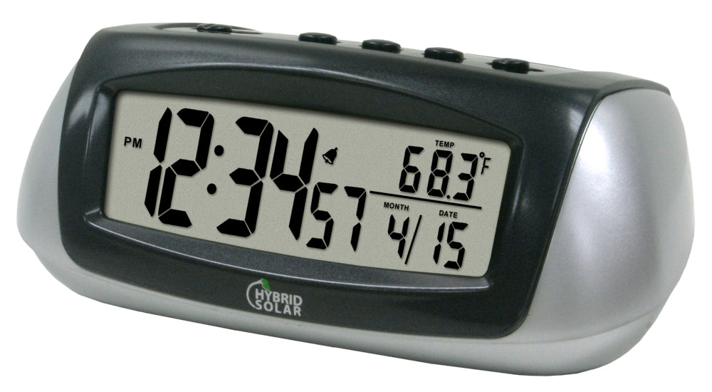 65903 Solar Desktop LCD Alarm La Crosse Technology