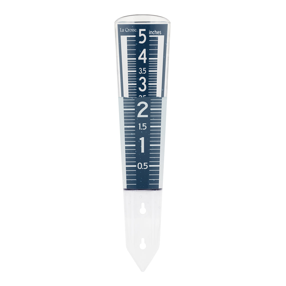 Blue Plastic Rain Gauge | Rain Monitoring Tool | La Crosse Technology