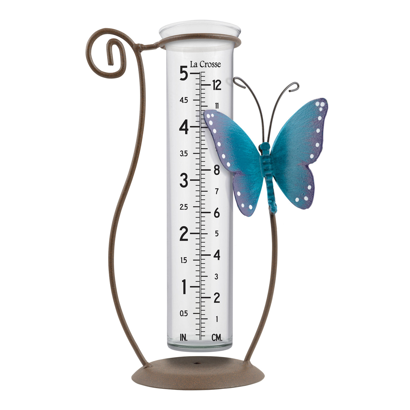 704-13077 Butterfly Rain Gauge - Orange