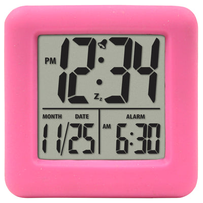 70913 Soft Cube LCD Alarm Clock