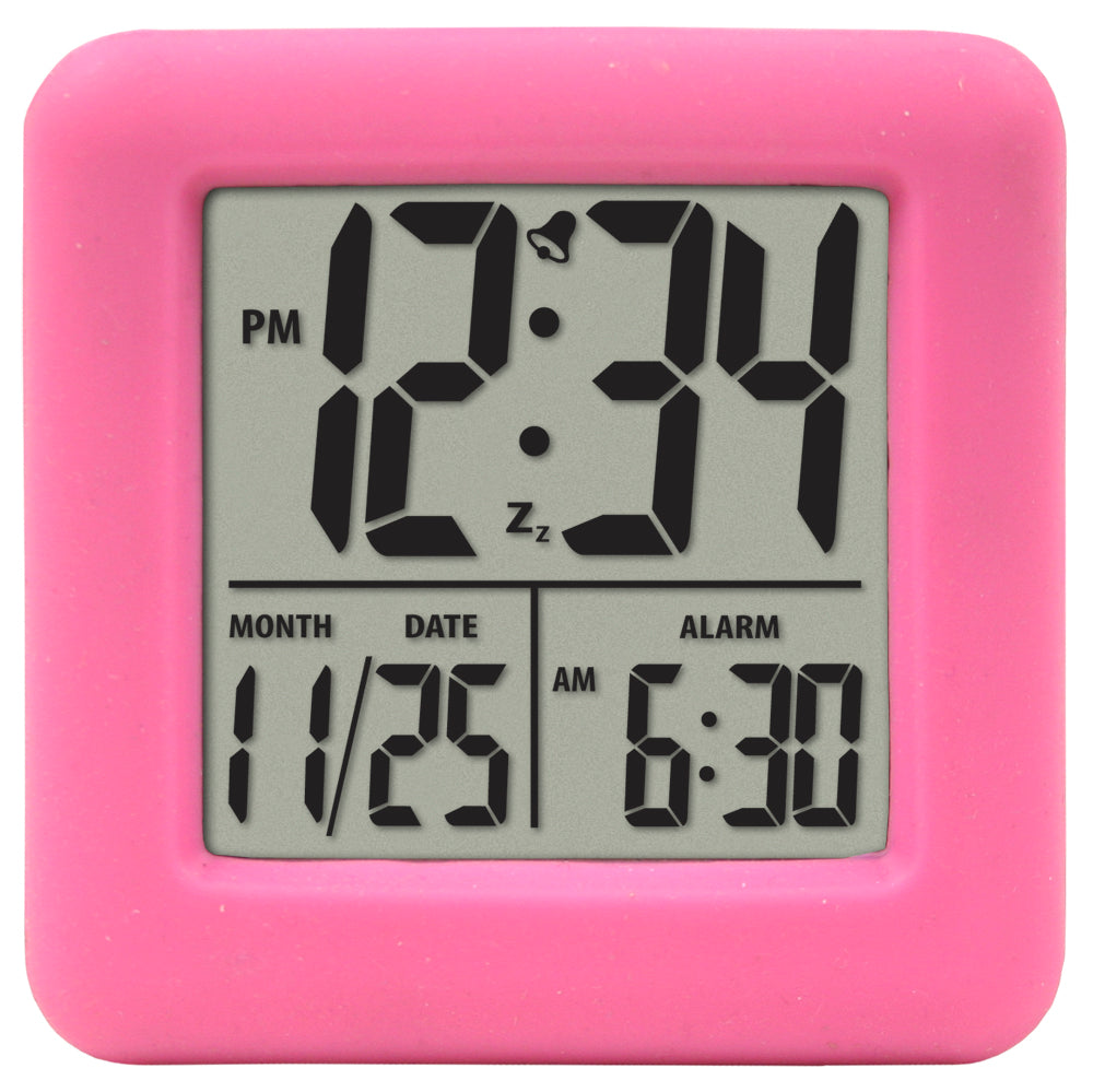 70911 Soft Cube LCD Alarm Clock